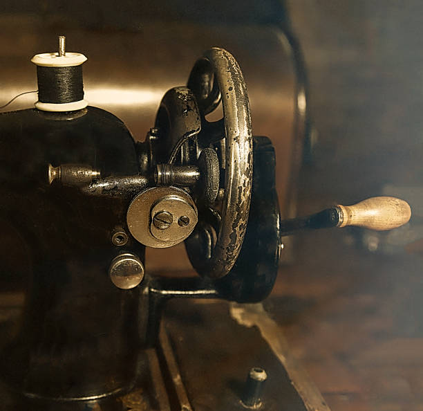 istock Vintage Sewing Machine. Close-up 976616480