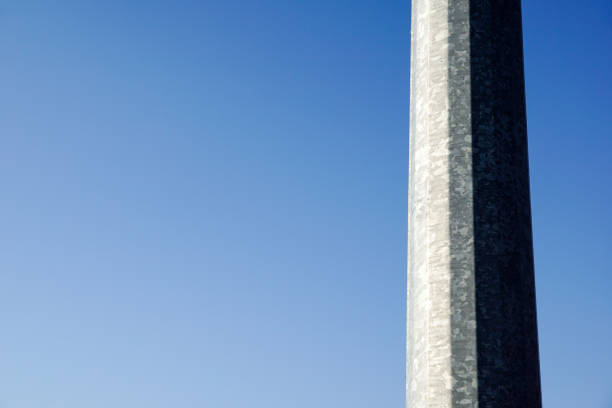 istock Metal Pole Street Lantern and blue Sky 976629256