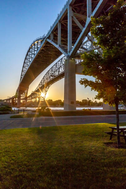 istock Sunset at the Bridges 976630624