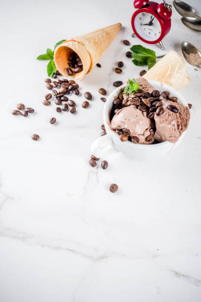 istock Homemade coffee ice cream 976634690