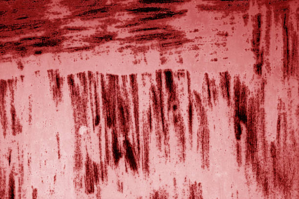 istock Grungy rusted metal surface in red tone. 976637332