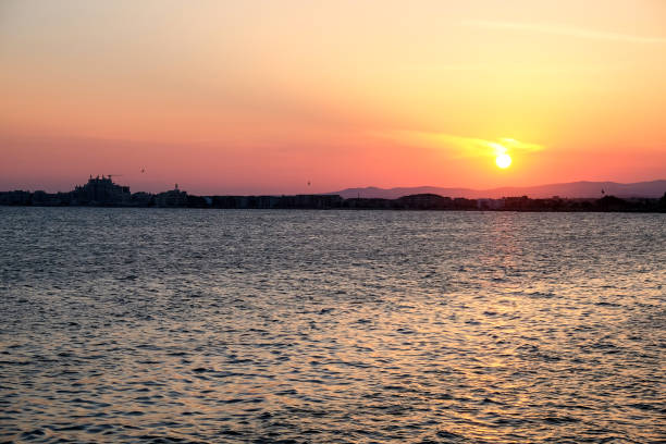 istock Beautiful sunset in Pomorie, Bulgaria 976638762