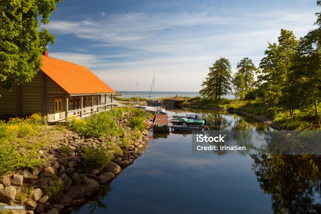 Parc Toila-Oru, vue sur la mer Baltique, Toila, Estonie - Photo de Estonie libre de droits