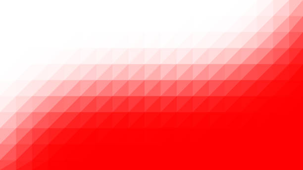 ilustraciones, imágenes clip art, dibujos animados e iconos de stock de fondo de vector rojo blanco low poly - backgrounds wrinkled paper red