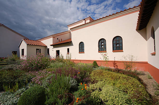 istock reconstruction of roman villa in borg (Germany) 97665482
