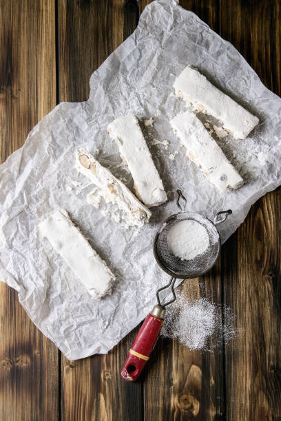 istock Homemade honey nougat 976683518