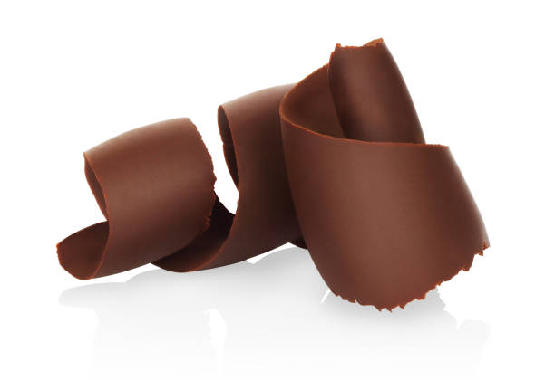 istock Chocolate shavings on white background 976684038