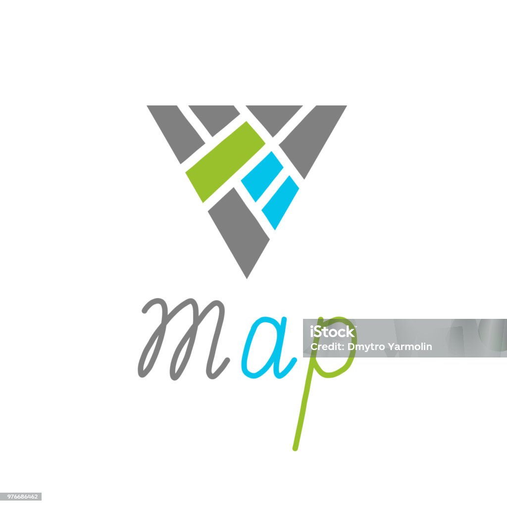Creative Map Logo City Map Creative Symbol Concept Vector Illustration Stock Illustration ...