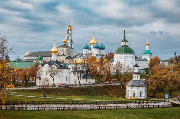 istock Orthodox monastery in autumn 976736560