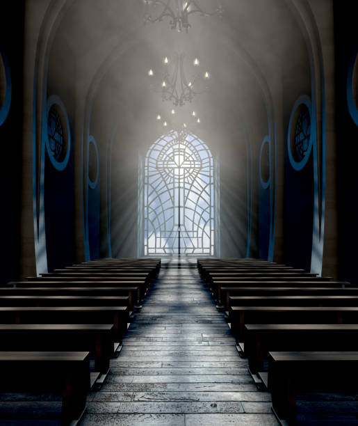istock Stained Glass Window Church 976747200