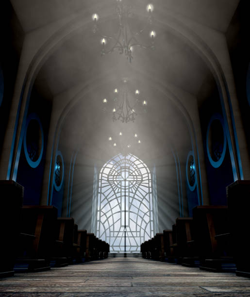 istock Stained Glass Window Church 976747272
