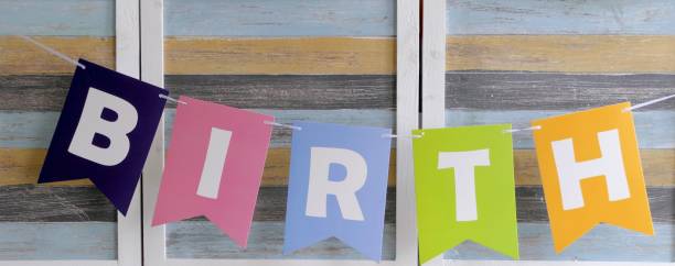 istock Single word Birth on shabby chic wall 976795132