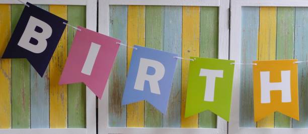 istock Single word Birth on shabby chic wall 976795186