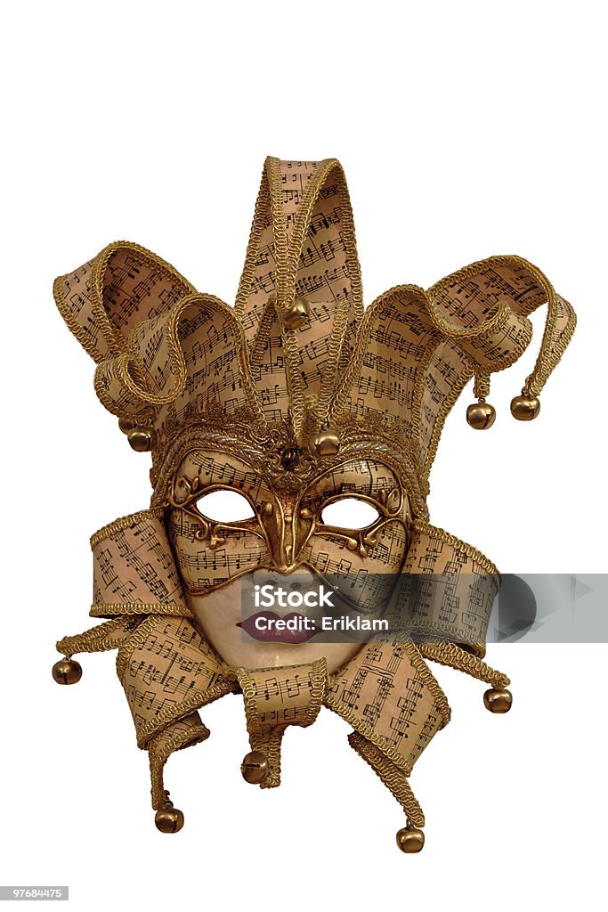 venice mask with clipping path  Abstract Stock Photo