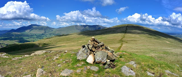Skiddaw and Blencathra massif from Calfhow Pike