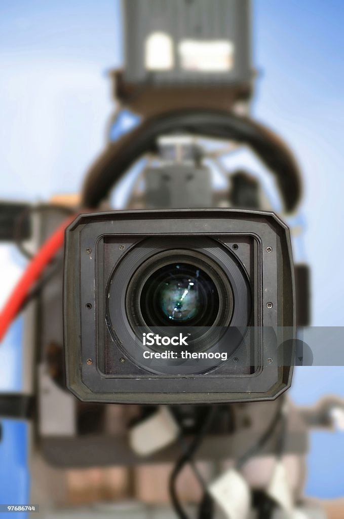 Videocamera TV - Foto stock royalty-free di Composizione verticale