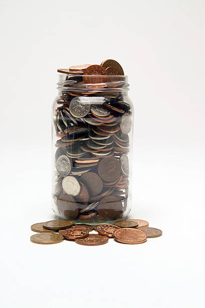 istock Jar of coins 97686757