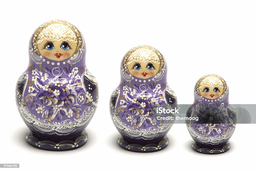 Russian nesting dolls - Стоковые фото Горизонтальный роялти-фри