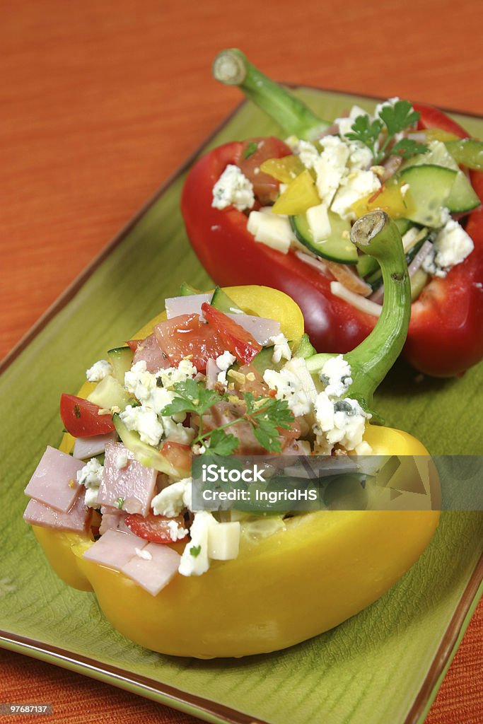 Salade de légumes et jambon - Photo de Aliment libre de droits