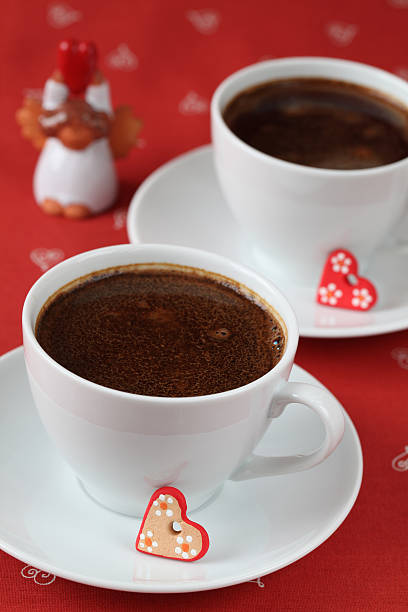 istock Coffee with hearts and angel 97687275
