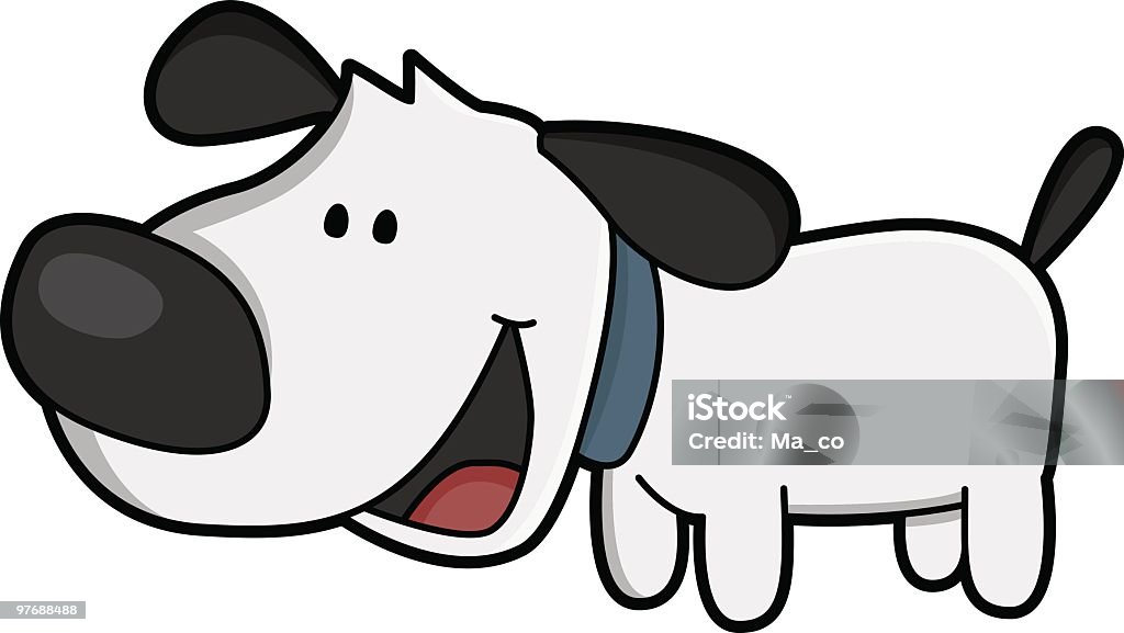 barking dog / cartoon  Comic Book stock vector