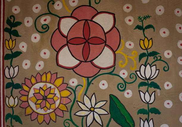 Artworks at Santiniketan, West Bengal
