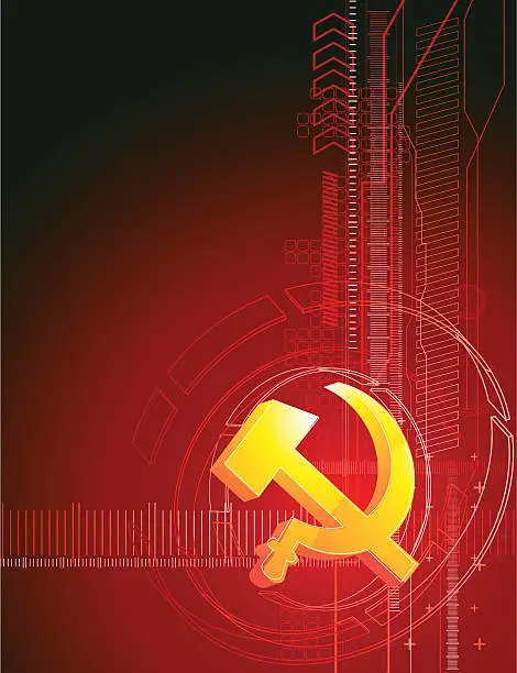 Vector illustration of Symbol of USSR