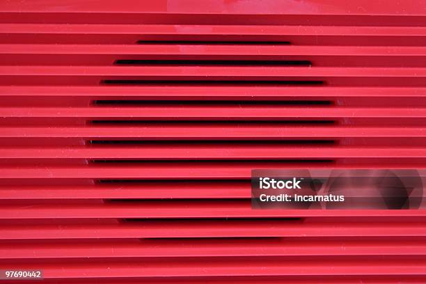 Vermelho Grelha De - Fotografias de stock e mais imagens de Abstrato - Abstrato, Amplificador, Caixa de Som