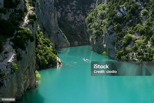 Gorges Du Verdon Der Canyon Im Sommer Stockfoto und mehr Bilder von Fahrrad - Fahrrad, Region Provence-Alpes-Côte d'Azur, Verdon