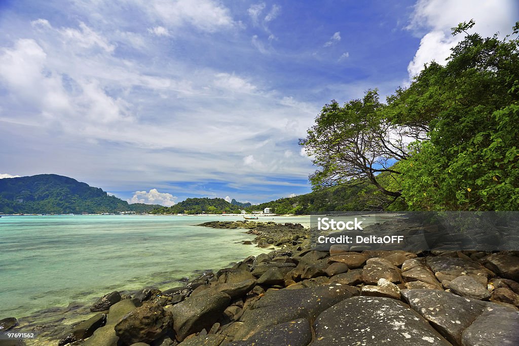 Playa Tropical - Foto de stock de Agua libre de derechos