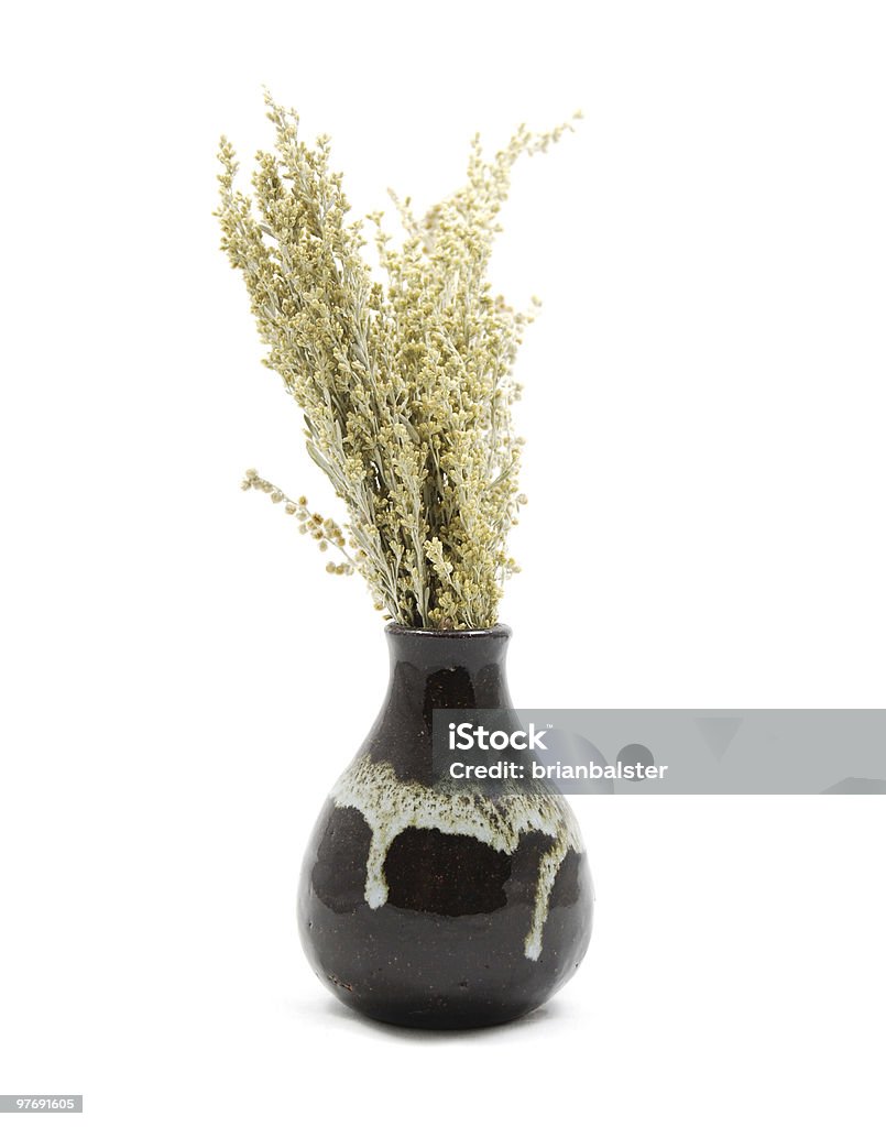 Saggio secchi di erbe nel vaso - Foto stock royalty-free di Aromaterapia