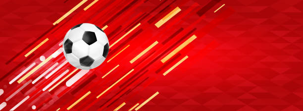 istock Soccer ball web banner for special sport event 976939564