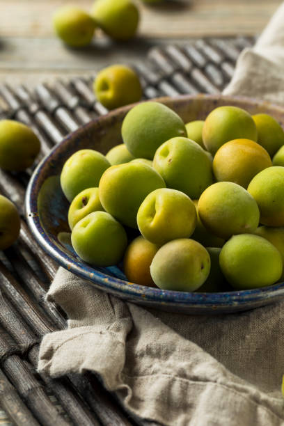 istock Raw Green Organic Ume Fruit 976942212