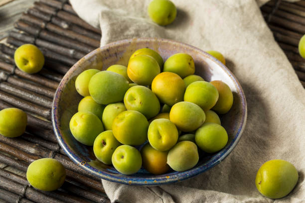 istock Raw Green Organic Ume Fruit 976942334