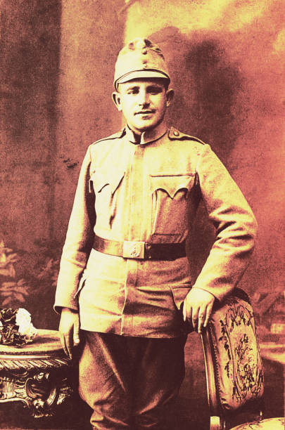 istock Vintage young soldier 976942484