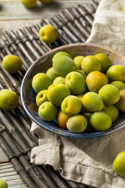 istock Raw Green Organic Ume Fruit 976942862