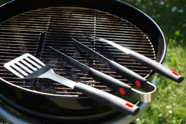 Cutlery for sausages barbecue