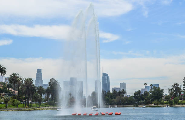 istock Echo Park Lake in Echo Park, CA (Los Angeles) 976951354