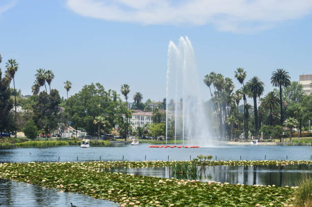 istock Echo Park Lake in Echo Park, CA (Los Angeles) 976951734