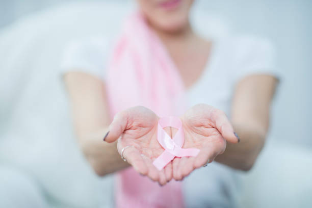 istock Pink ribbon for cancer 976965354