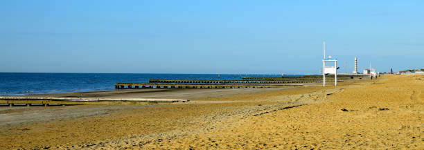 istock Beach guard tower on the sandy beach 976979082