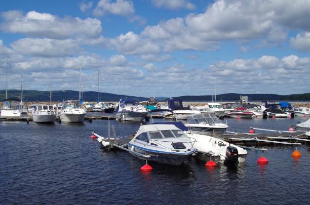 istock Boats in a harbour 976979602