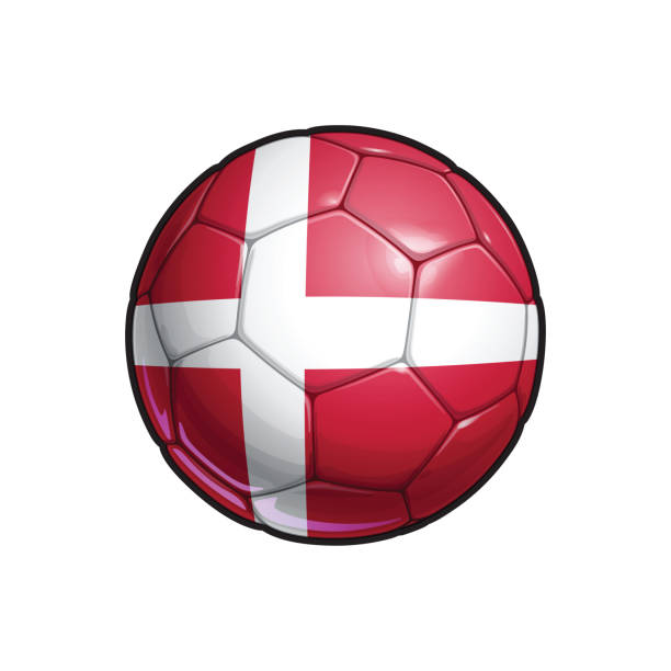 istock Danish Flag Football - Soccer Ball 976987894