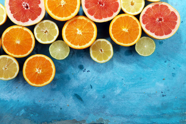 istock Citrus fruits with orange, lemon, grapefruit and lime 976990918