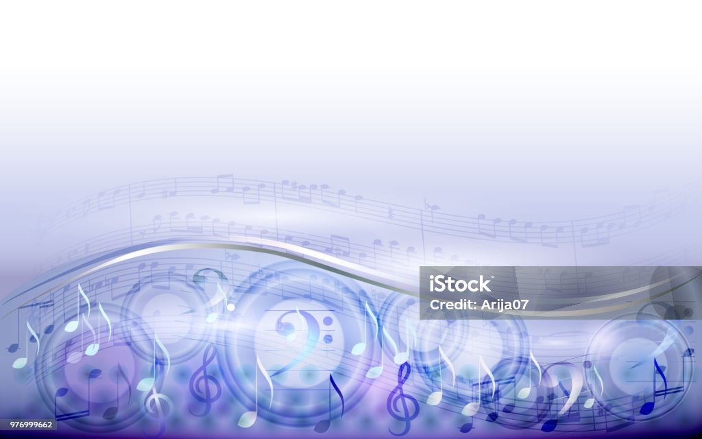 Sheet Music Background Stock Illustration - Download Image Now
