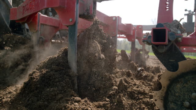 SLO MO Harrow breaking up and smoothing the soil