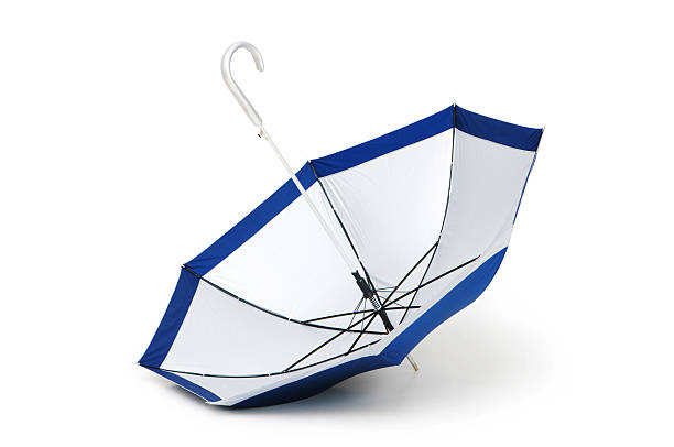 istock Colourful umbrella isolated on the white background 97701480