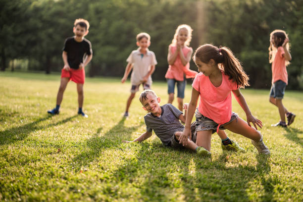 istock Kids enjoying in nature 977014884
