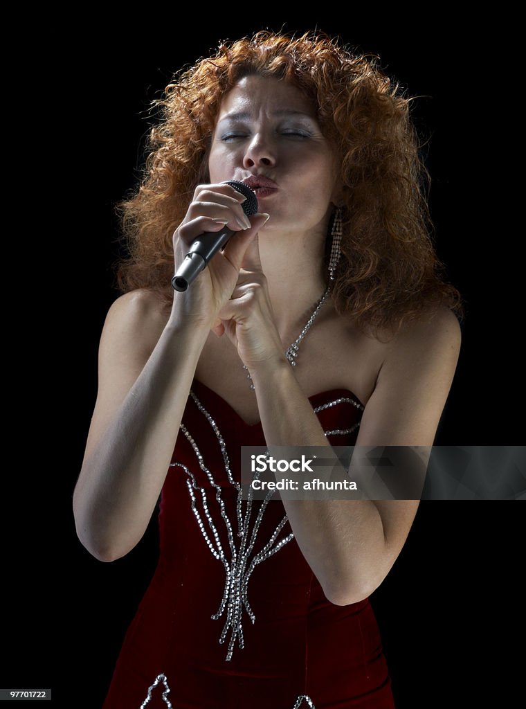 A Bela Cantora - Royalty-free Música Foto de stock