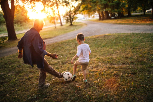 istock Play time with grandpa 977055252
